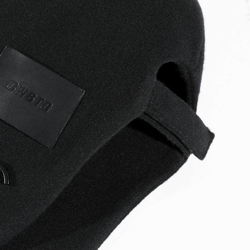 EAR FLAP CAP BLACK