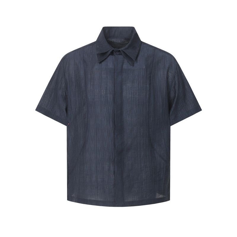 Cedric Crinkle Sheer Shirt