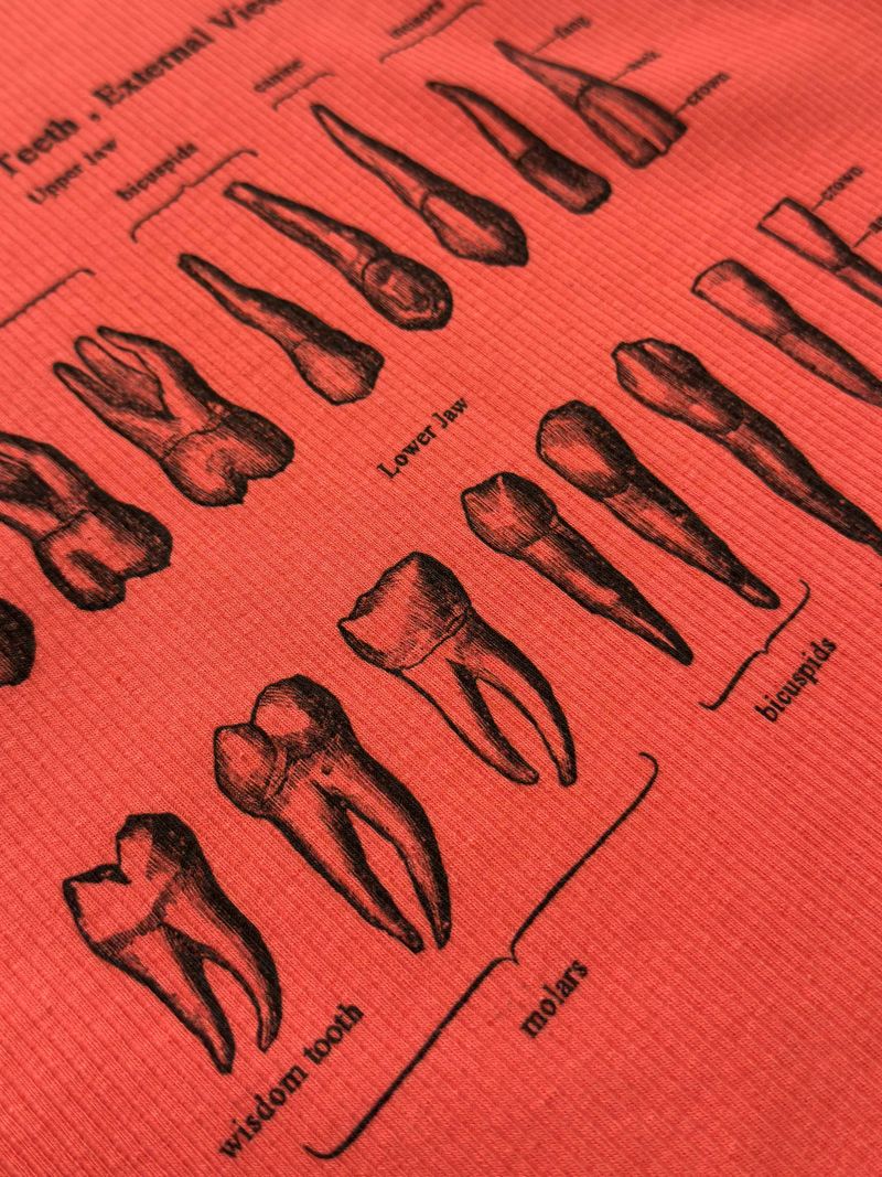 My Teeth Sleeveless Tee ORANGE