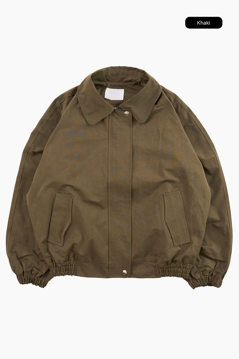 Parts back-stud bomber jacket