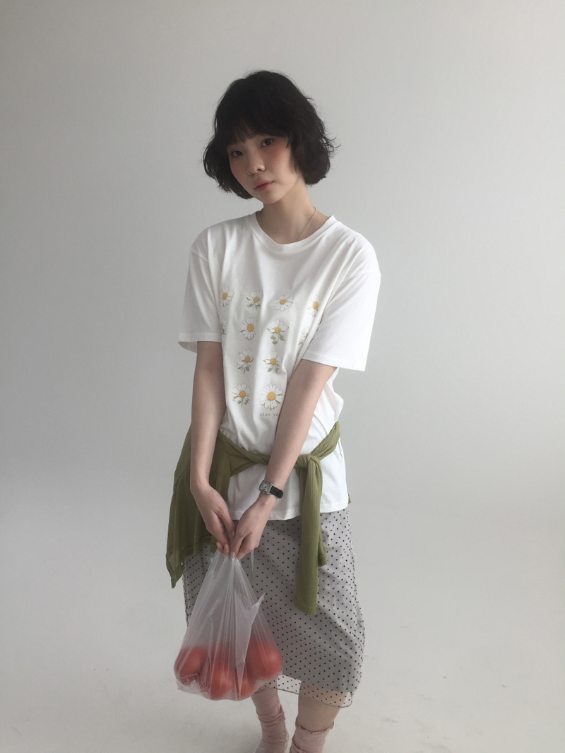YWD FLOWER T-SHIRTS (3color)
