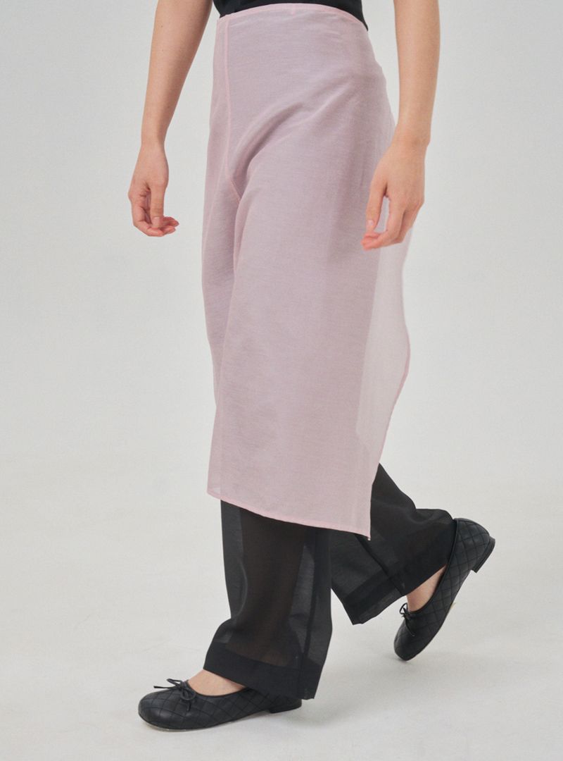 Clear pants (black)