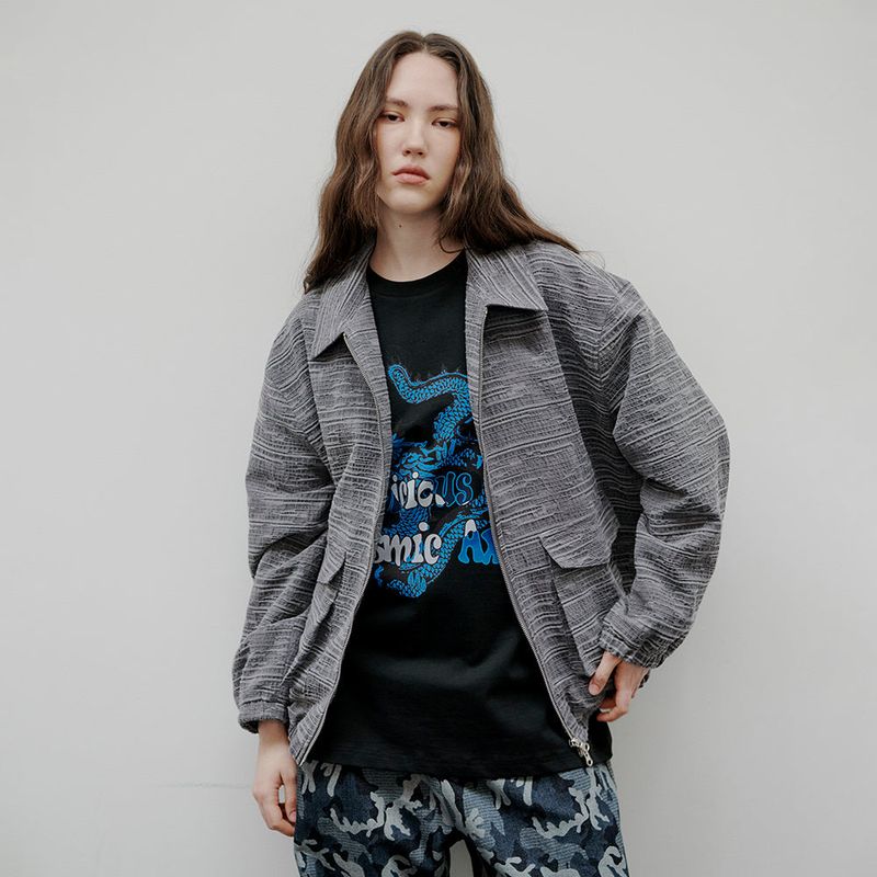 AACA（アカ）の「[Unisex] Jacquard Jumper Grey（Jackets/Outerwear）」