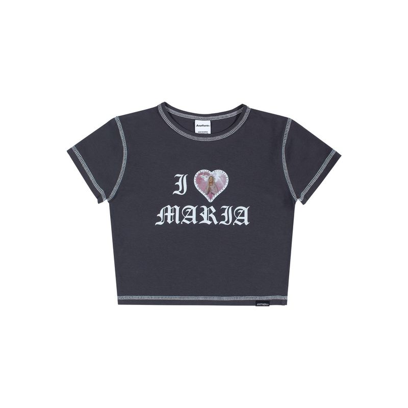 ANOTHERA(アナザーエー)の「CONTRAST CROP TOP Charcoal(Tops)」