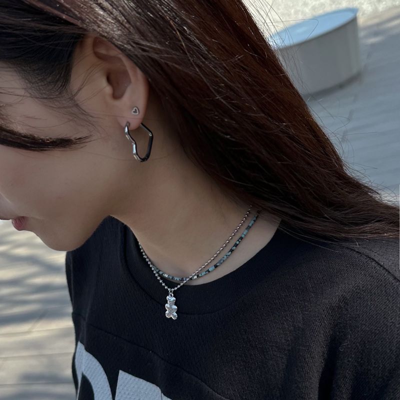 ミニハートピアス