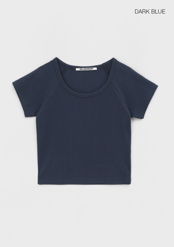 [B-BASIC] Standard Nagrang U-neck Short Sleeve T-shirt (2SIZE)