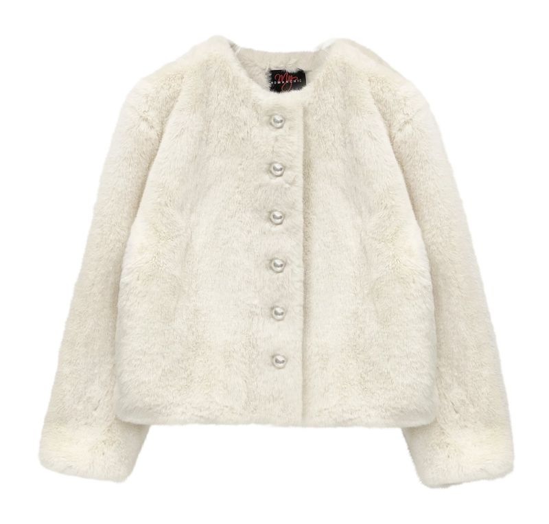 Eco fur jacket