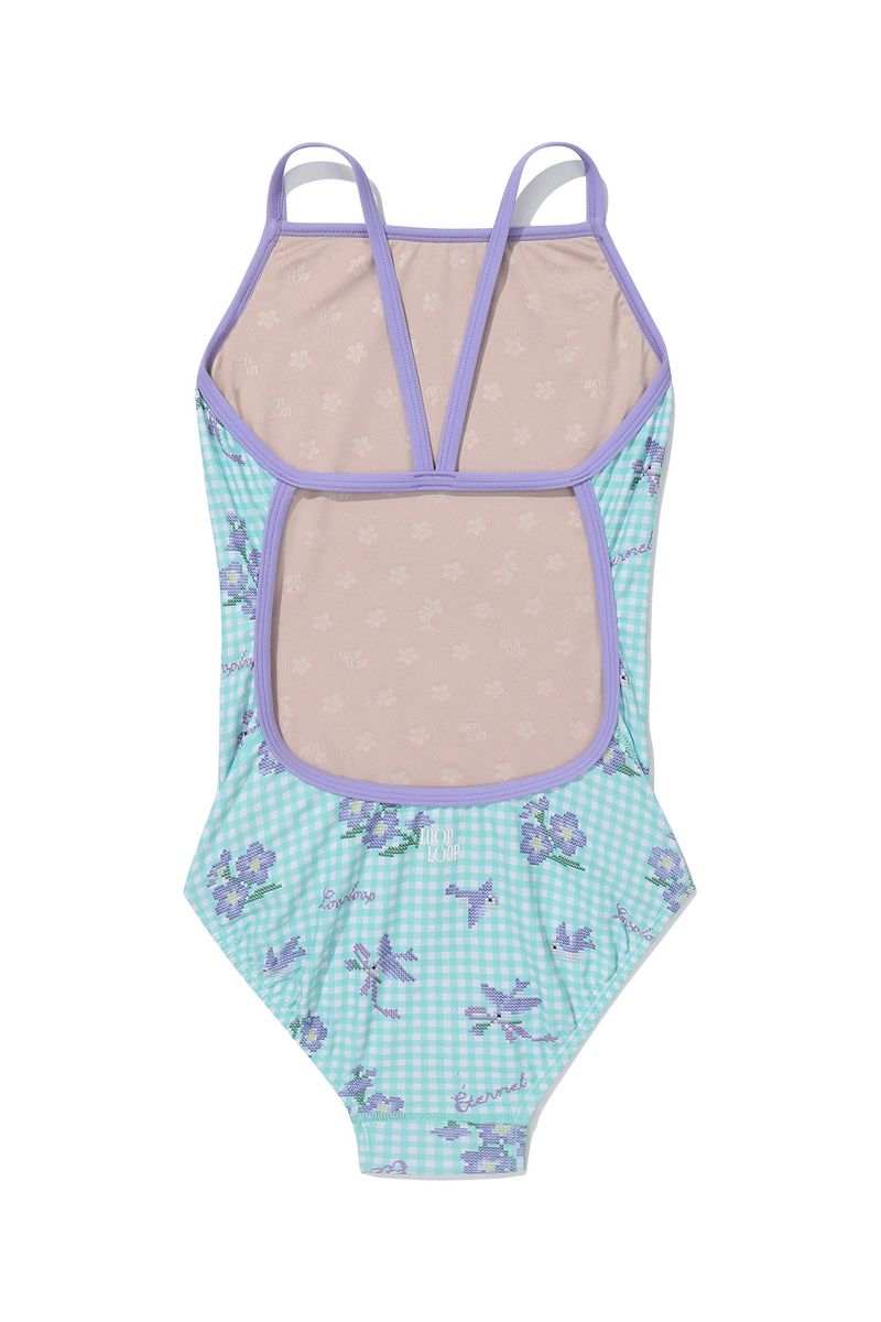 [Bloom Stitch _mint] One Piece Swimsuit