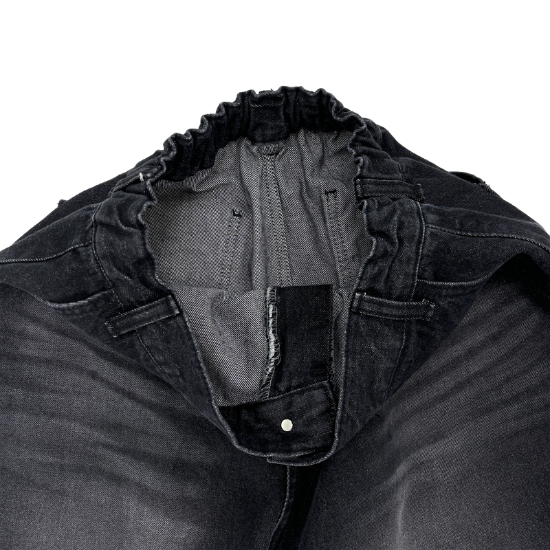 wacks balloon denim pants