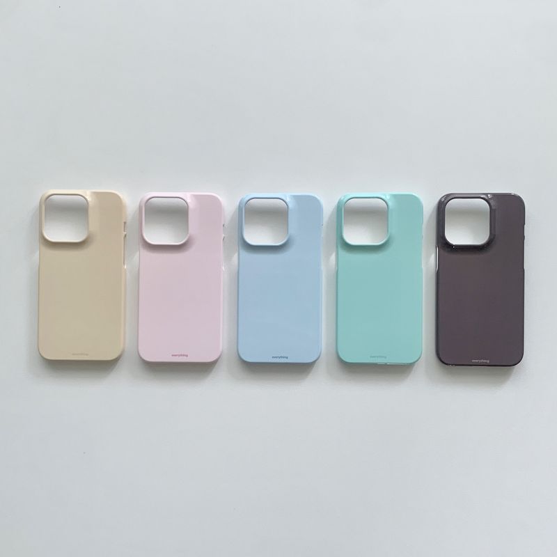 everything（エブリシング）の「[hard] glossy plain case（Smartphone Accessories）」