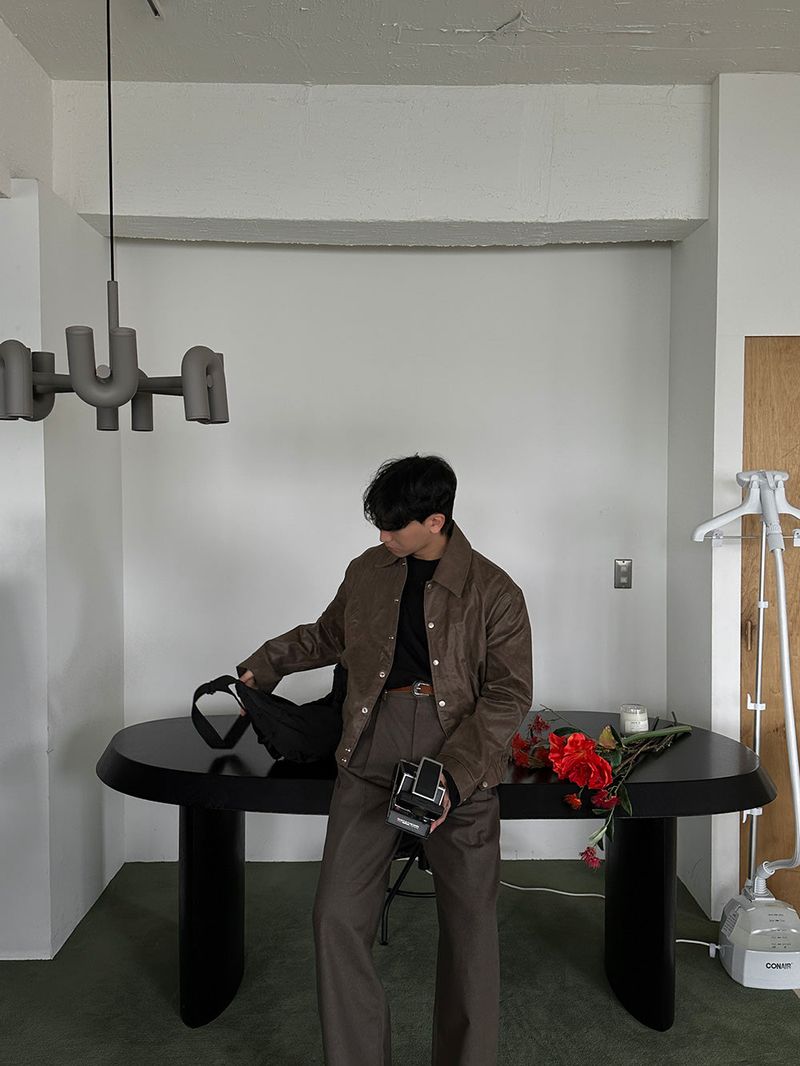 Un Crack Stitch Jacket (3color)