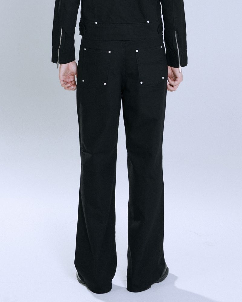 SEMI WIDE PANTS BLACK