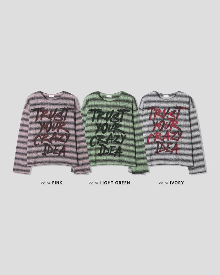 (UNISEX) Trust Stripe Knit