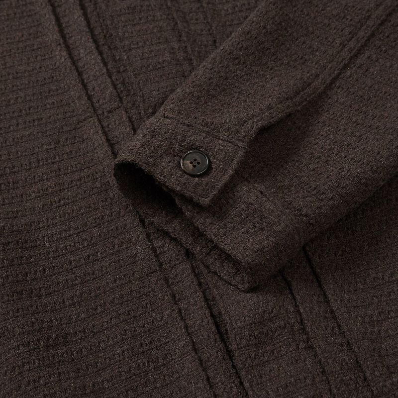 Weave trucker jacket / Brown