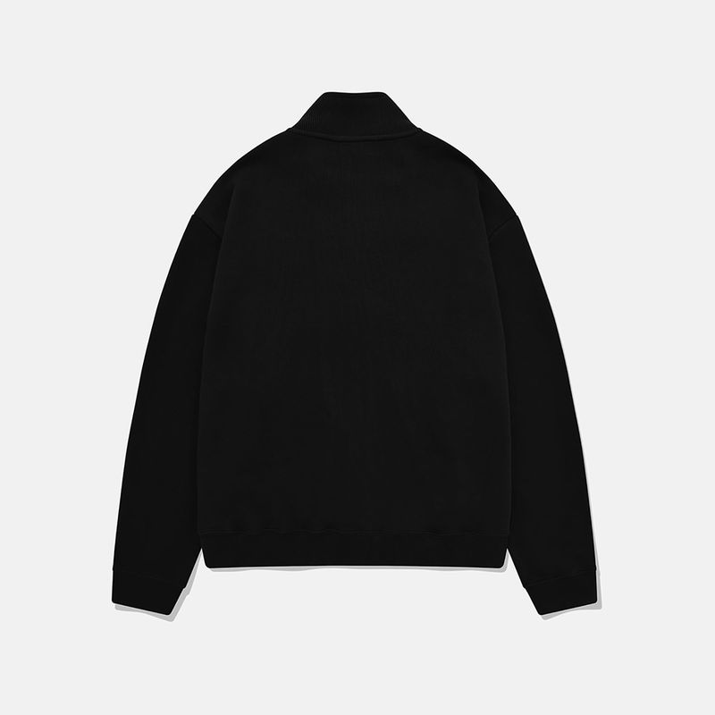 Fickle 2-WAY full zip-up / Black