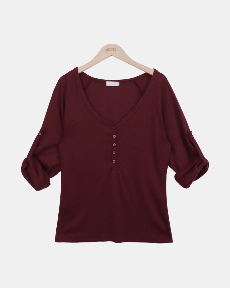 Siniz Roll-Up 7-Sleeve T-Shirt