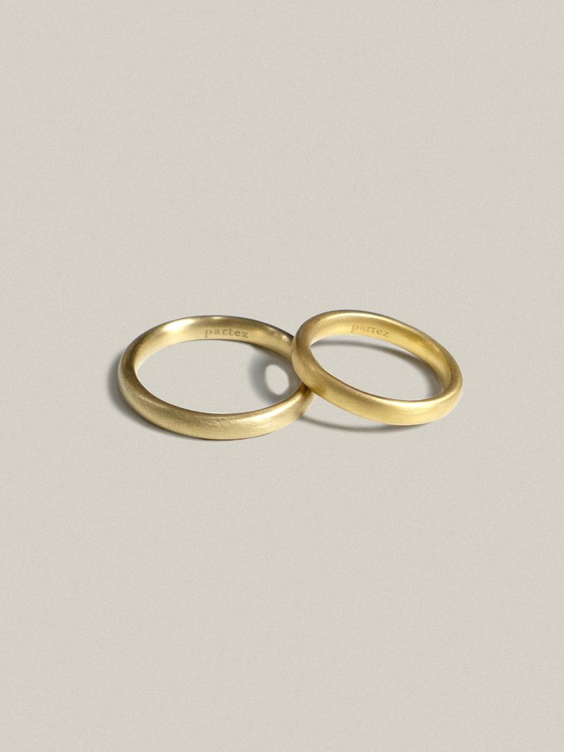 Signature O ring - Matt Gold