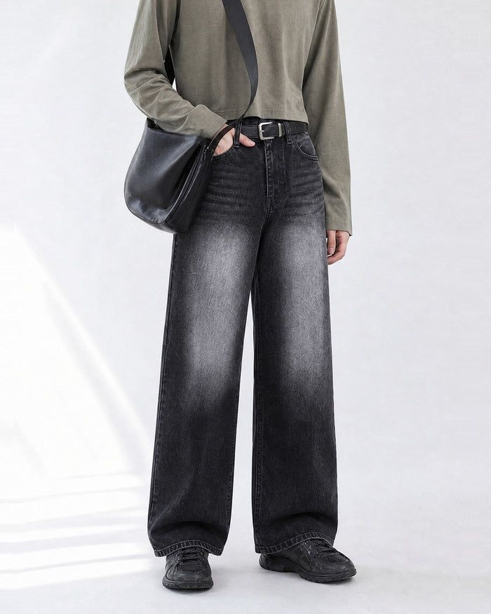 KIXI（キッシー）の「(UNISEX) サンダー ティン ワイド ジーンズ（パンツ）」
