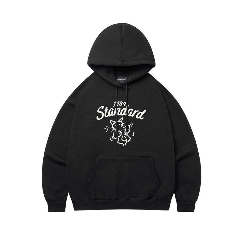 HAPPY CAT Overfit Hoodie (STHSTD-0267)
