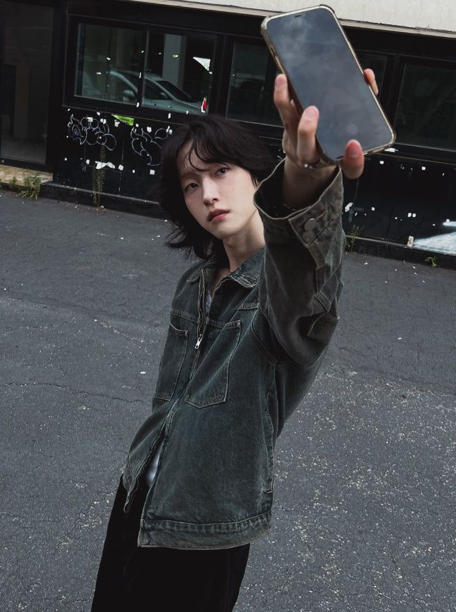 Rogers Rivet Denim Jacket