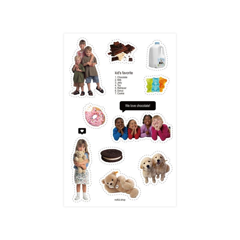 Notful（ノットフル）の「Kids favorite sticker（Smartphone Accessories）」
