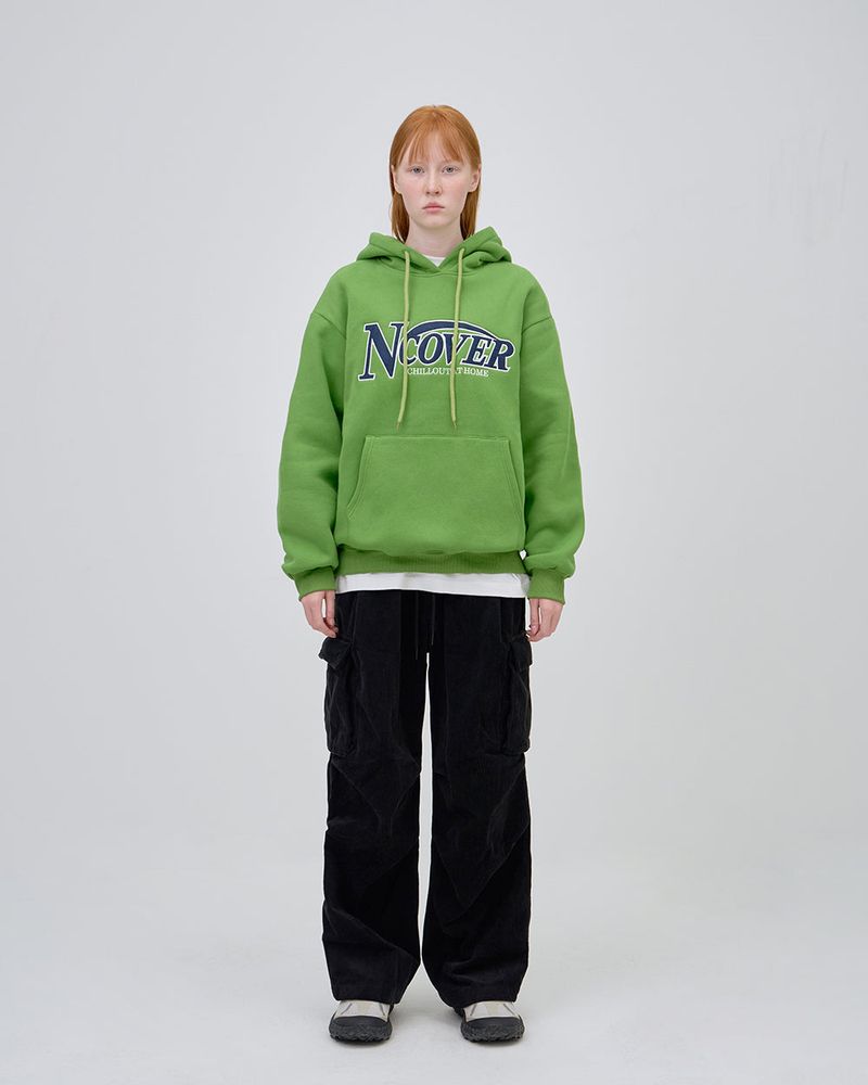 SWING LOGO HOODIE - OLIVE GREEN