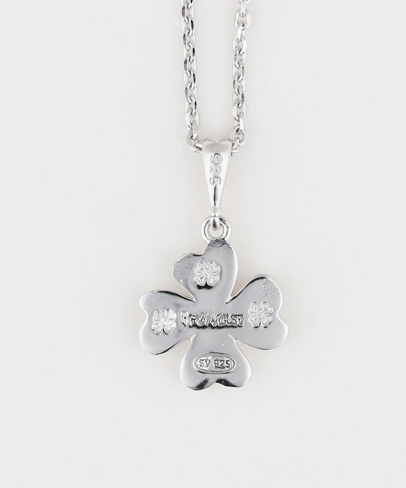 Double clover necklace SV (925 silver)