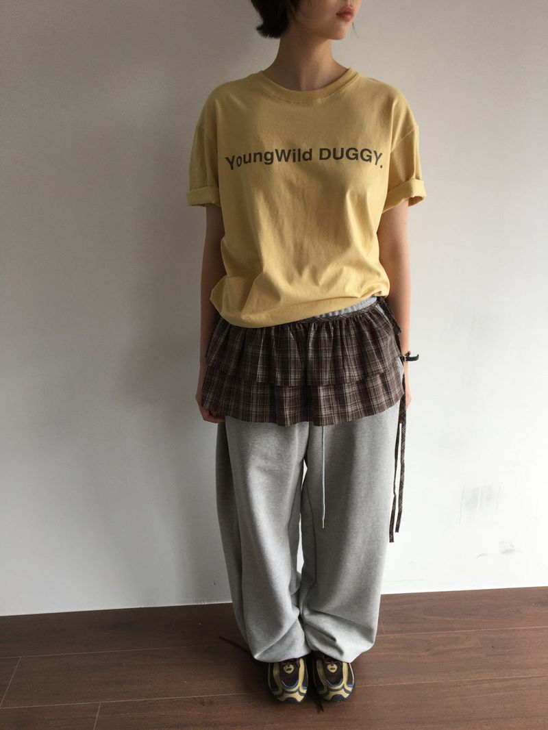 Bonnie Layered Wrap Skirt (2color)