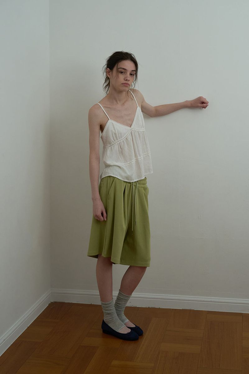 Marine lace sleeveless