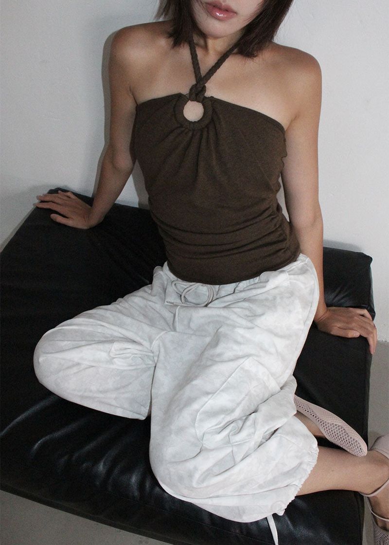 ROPE HALTER TOP