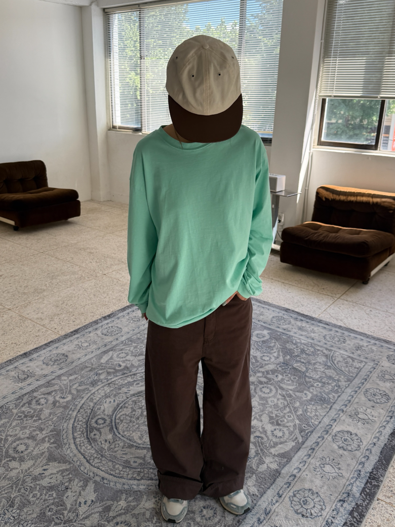 woody cotton wide pants