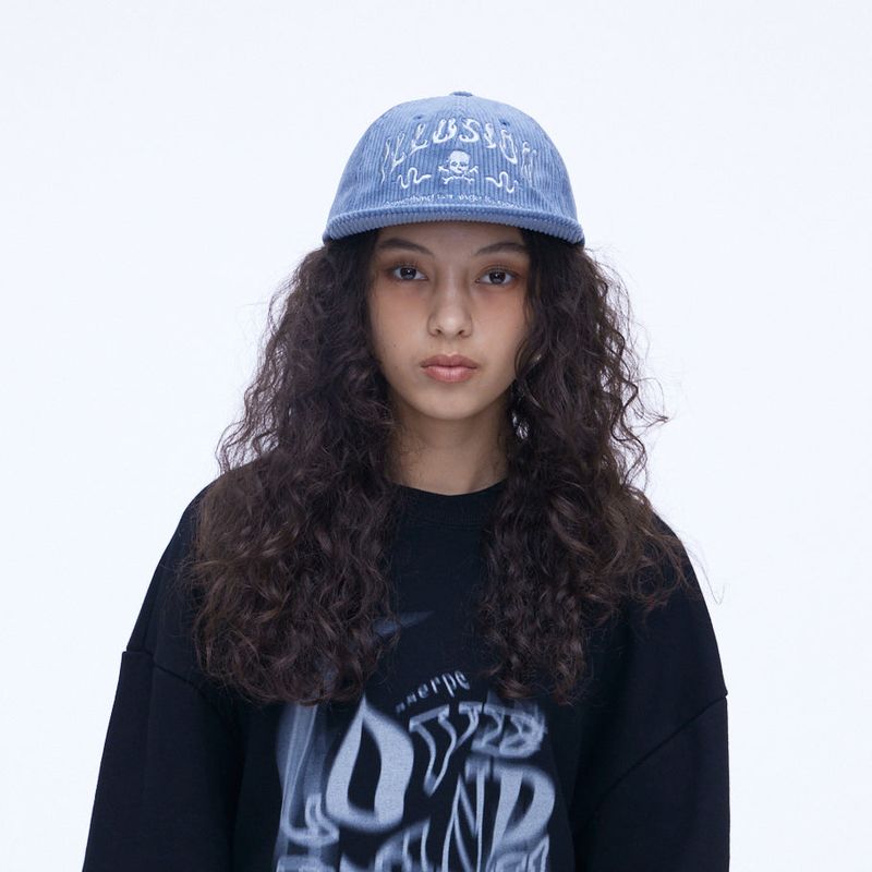 Illusion Corduroy Cap Light Blue