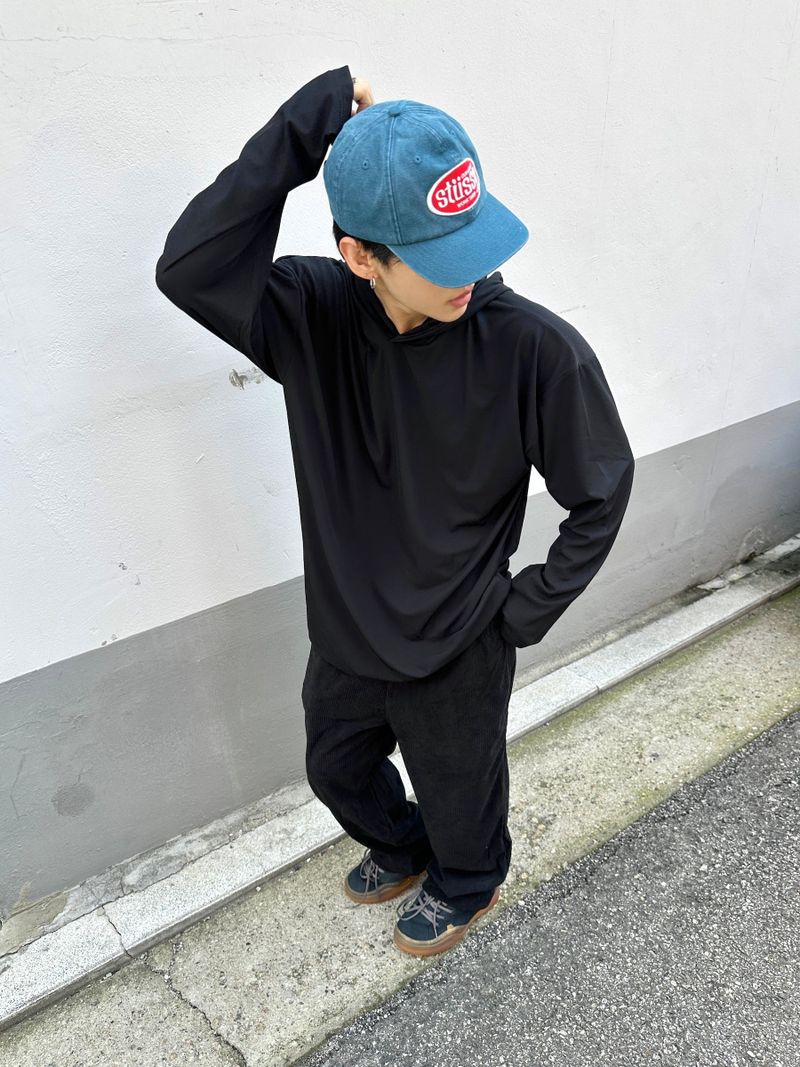 Twill Basic Golden Wide Pants 7C