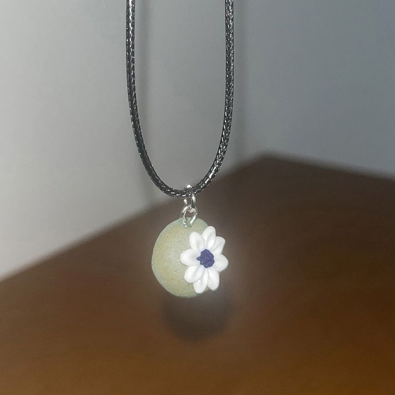 WONDER WONDER(ワンダーワンダー)の「Raku Vintage Flower Flower Stone Necklace(Accessories)」