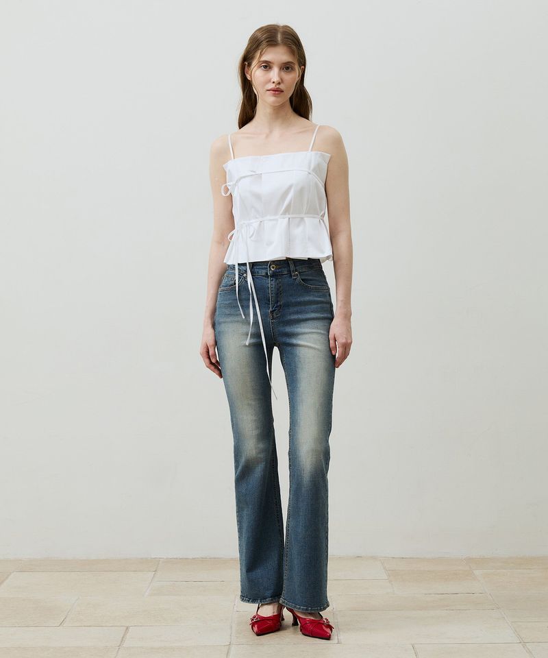 ROEL BOOTCUT DENIM PANTS / BLUE