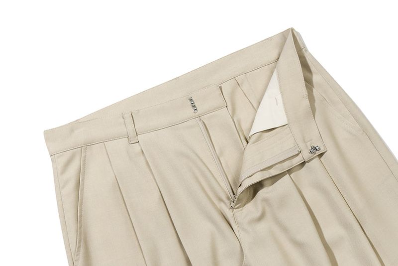 ESSENTIAL WIDE SLACKS_BEIGE
