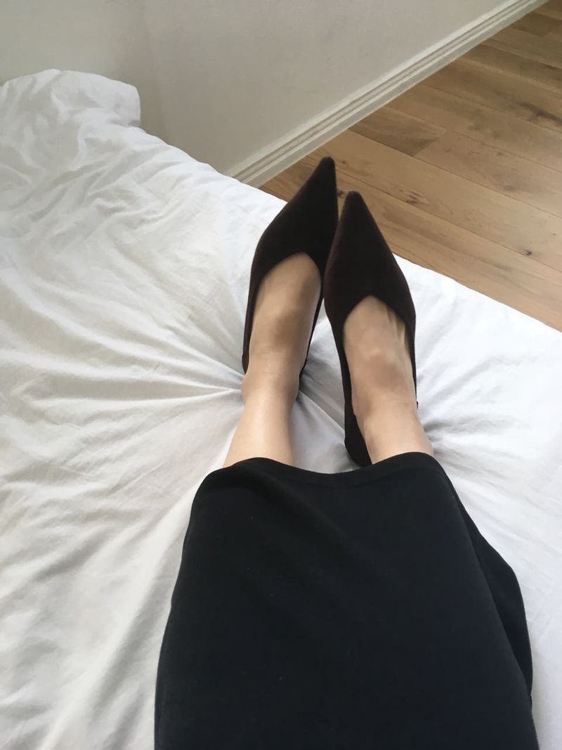 Brown Suede Stilettos