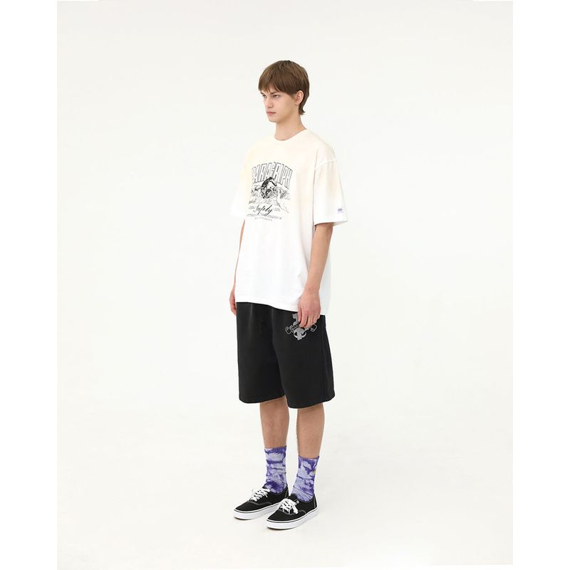 P EMBLEM HALF PANTS