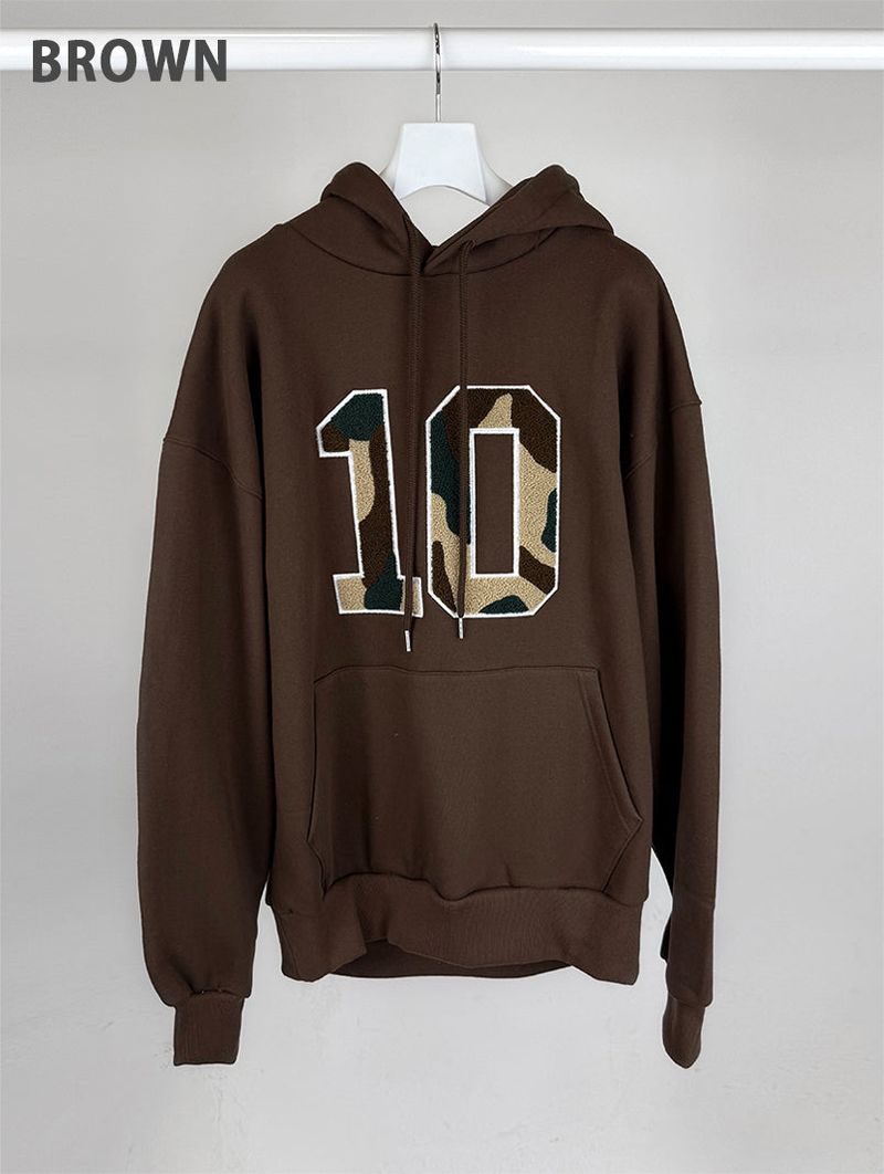 CAMO FLEECE PATCH HOOD (4C)