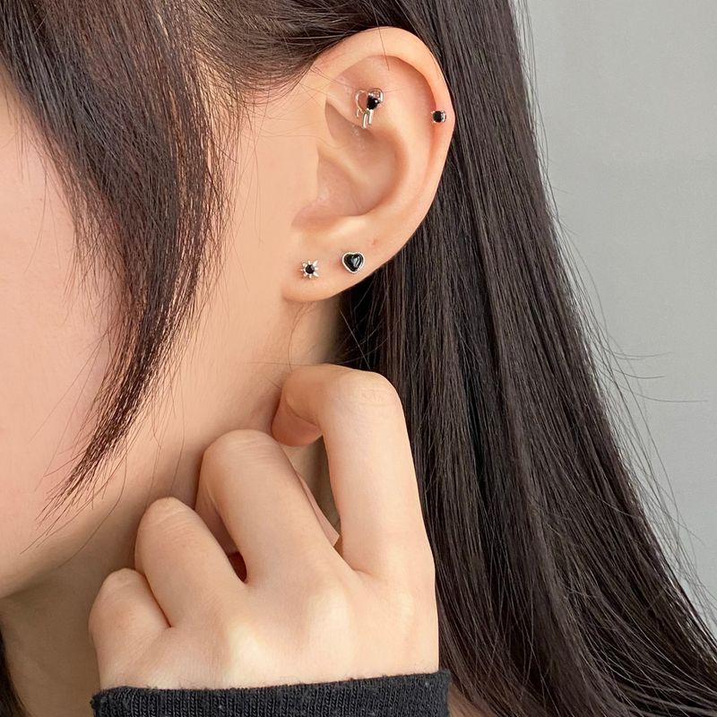 [4 set] Melting Heart Piercing Set