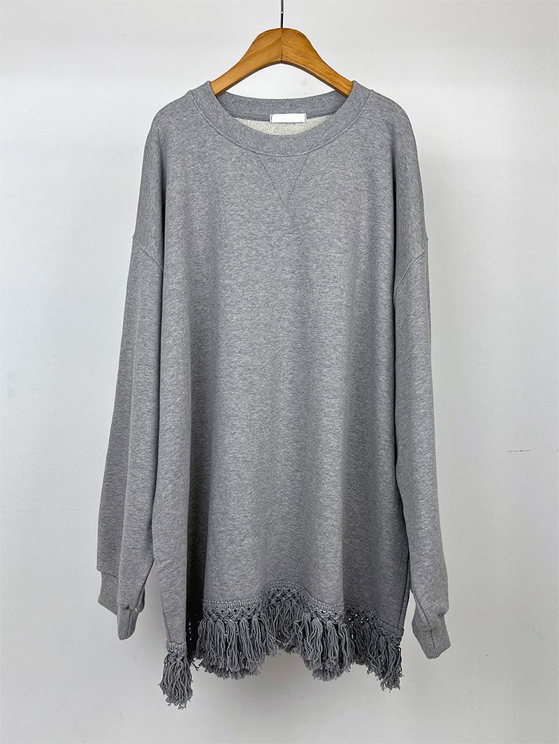 FRINGE TASSEL SWEAT SHIRT (3C)