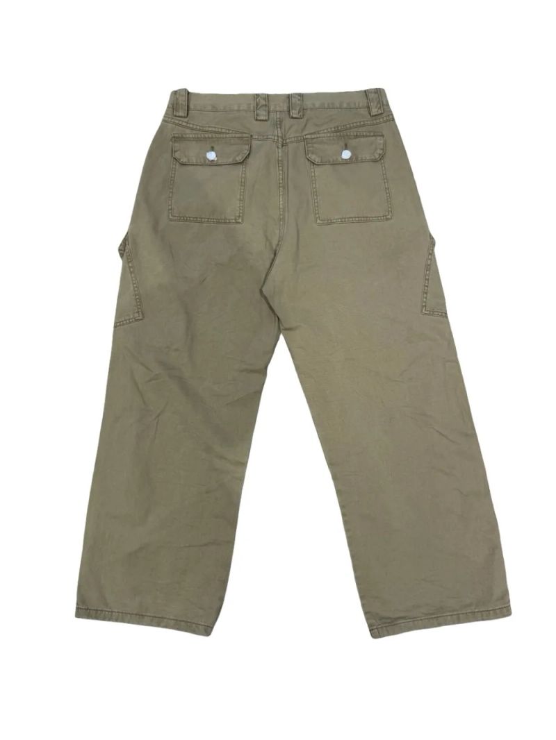 LMN Paneled Washed Cargo Wide Pants (3 colors)