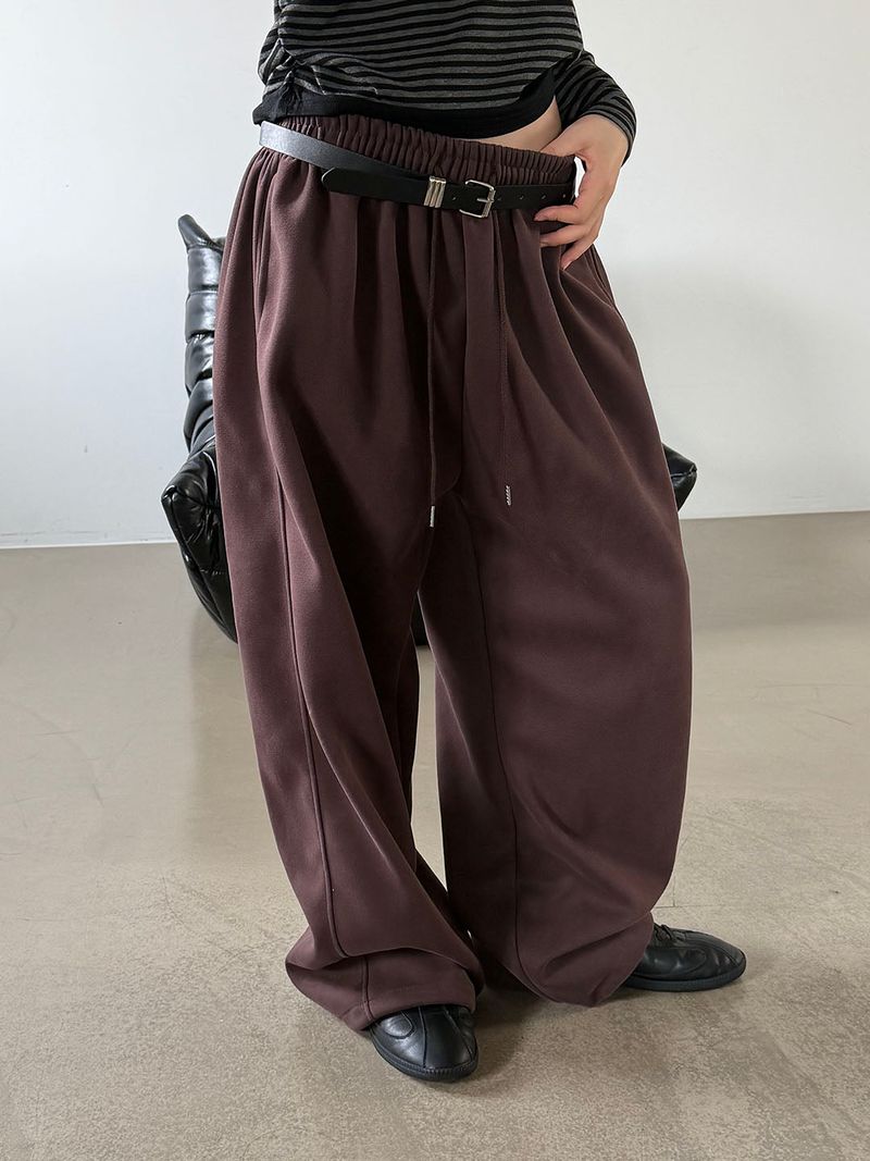 Edge ilne wide sweat pants(3color)