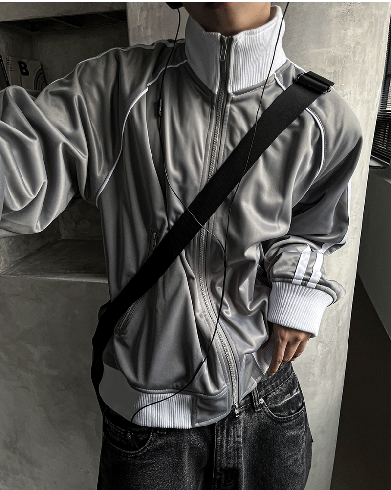 black down line sporty jersey