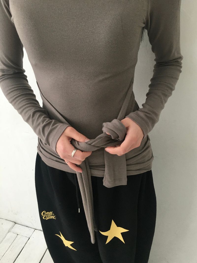 Glam Layering Tie Long Sleeve (4c)