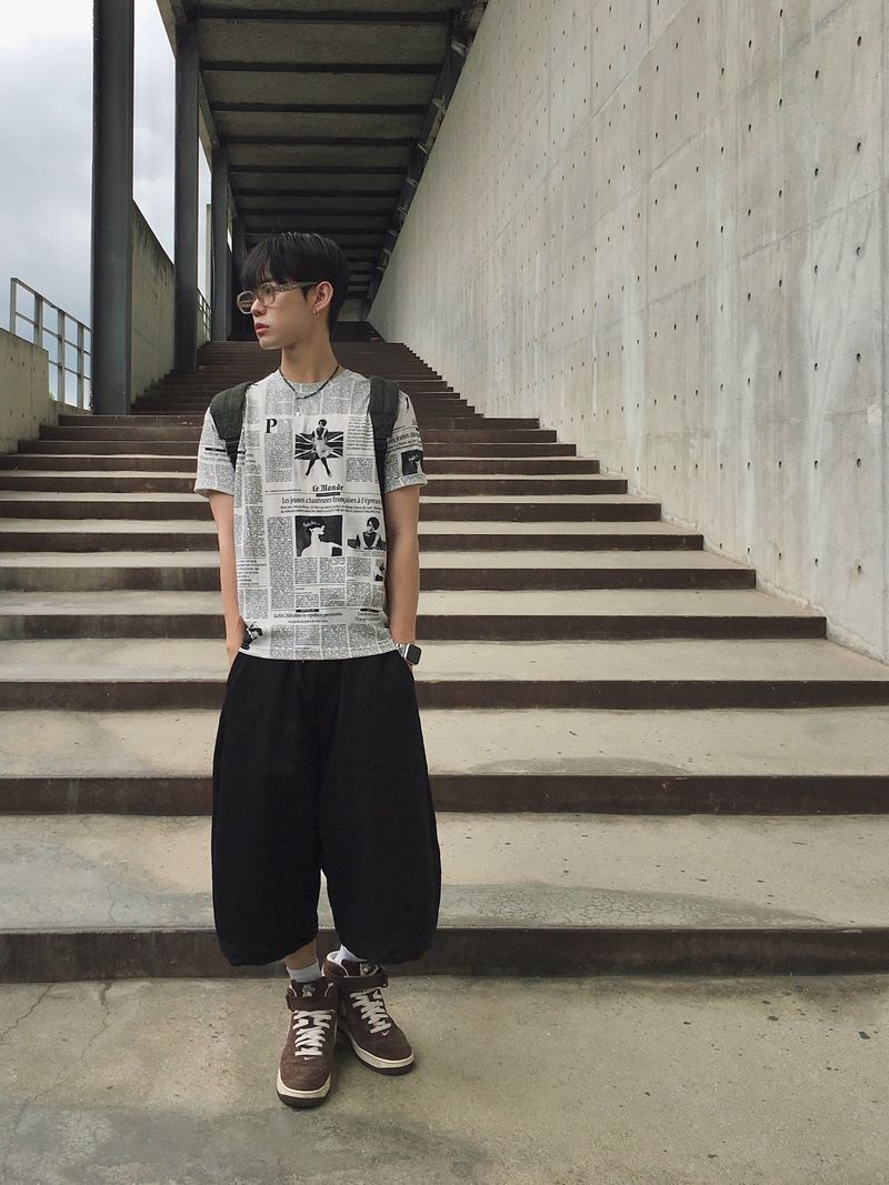 Eva back cargo bermuda pants 3C
