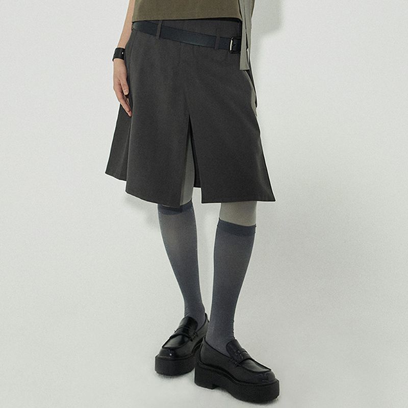 PROPELLER SKIRT: CHARCOAL