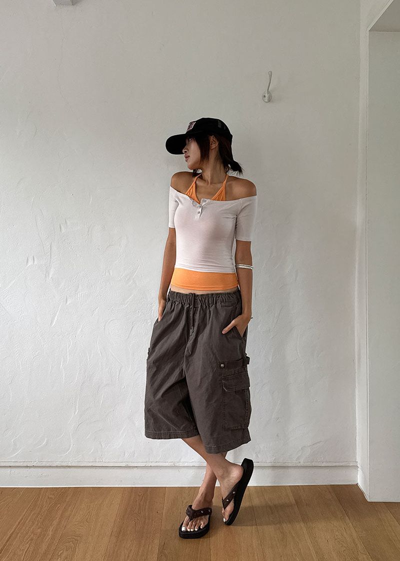 VINTAGE CARGO BERMUDA PANTS