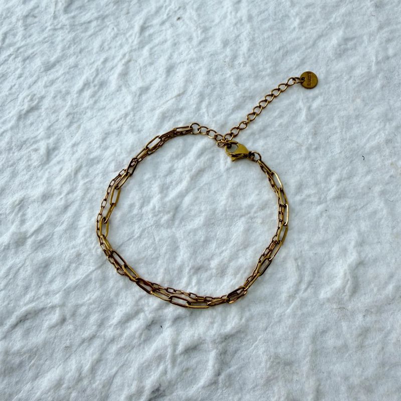 Vintage Double Chain Bracelet