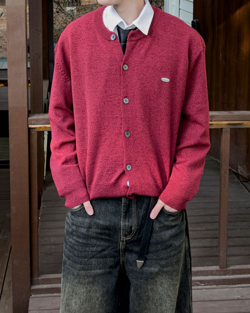 Brion Patch Knit Cardigan